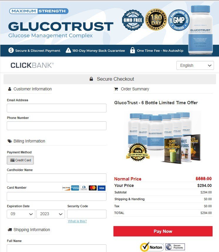 GlucoTrust ssl-secure Payment